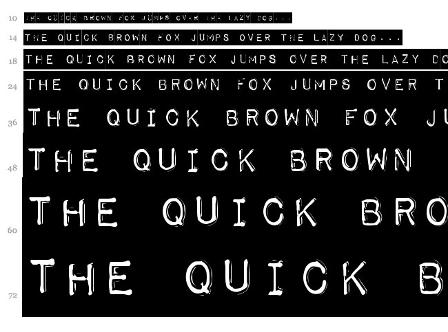 Impact label font waterfall